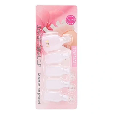 Abbildung von 5 Stück Gel Nagellack Entferner Clips, Nail Art Soak Off Clip UV Entfernungs Wrap Werkzeug,