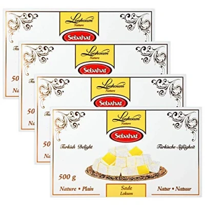 Abbildung von Sebahat Türkischer Honig Turkish Delight Lokum Pur im 4er Set à 500 g
