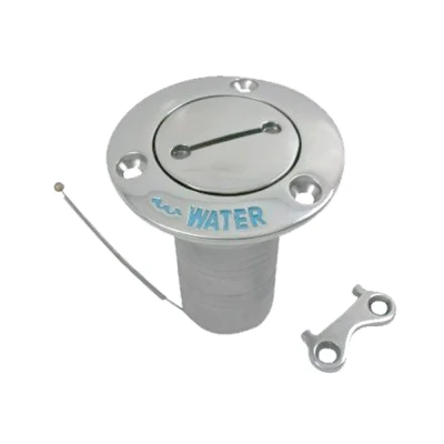 Abbildung von Einfüllstutzen mit Schlüssel 1 1/2&quot; WASTE Edelstahl 316 (A4)