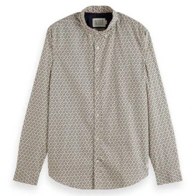 Abbildung von Scotch &amp; Soda Ditsy Shirt Hemd, Herren, Größe: XL, Parchment