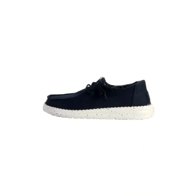 Abbildung von Hey Dude Wendy Stretch Sportlicher Schnürer, Damen, Größe: 38, Navy Textil