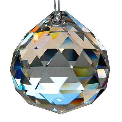 Abbildung von HAB &amp; GUT G701 Kristall Glas Kugel 50mm 30% PbO Bleikristall Vollschliff Feng Shui