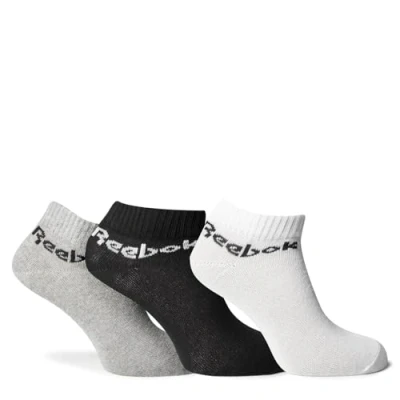 Abbildung von Reebok Active CORE Ankle Socks 3 Pairs Socken, Größe: 46 48, White