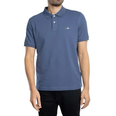 Abbildung von GANT Poloshirt, Herren, Größe: Medium, Dusty navy
