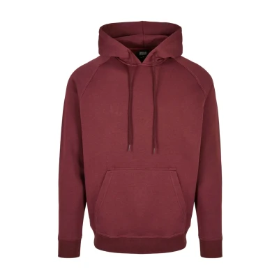 Abbildung von Urban Classics Blank Kapuzenpullover, Herren, Größe: 5XL, Cherry