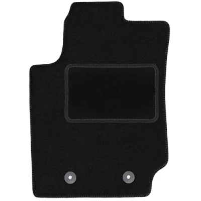 Abbildung von Wielganizator Fahrer Fußmatte Velours passend für Ford Ranger (2012 2019) Pickup Fahrerseite Fahrermatte Veloursfussmatte Schwarz 1 teilig Passgenau