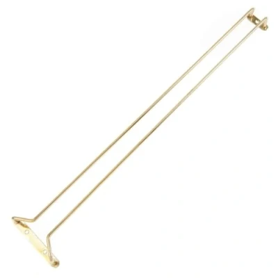 Abbildung von Beaumont GM205 Glasaufhänger aus Messing, mit 3 Schrauben, 61 cm