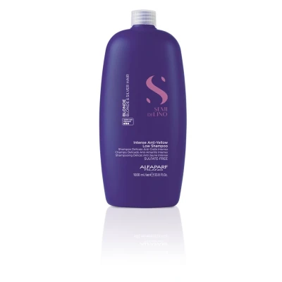 Abbildung von Alfaparf Milano Semi Di Lino Blonde Intense Anti Yellow Low Silbershampoo 1000 ml