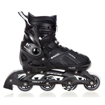 Abbildung von Verstellbare Rollerblades Pulse Schwarz