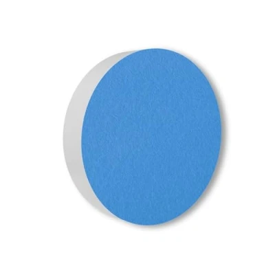 Abbildung von Schallabsorber Kreis Ø 40 cm aus Basotect G+ Akustik Element Schalldämmung Diverse Farben (Hellblau)