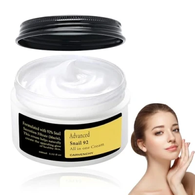 Abbildung von Fengyang Schneckencreme für Gesicht Feuchtigkeitspfleg mit Schneckensekret Filtrat Slime Gel Schnecke Serum Tiefe Hydration Mucin Hautpflege Dunkle Flecken und Feine Linien