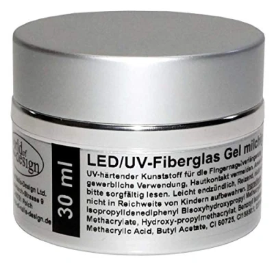 Abbildung von World of Nails Design UV Gel LED/UV Fiberglas milky rosé 30 ml natürlich glänzend 1 Phasen
