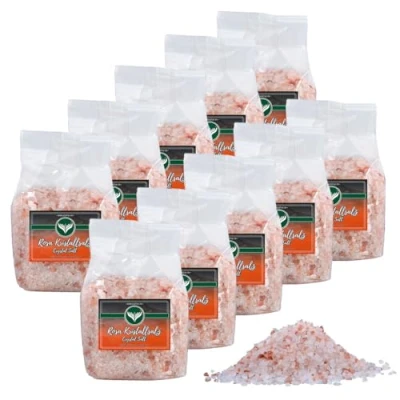 Abbildung von Azafran Rosa Kristallsalz (bekannt als Himalaya Salz) Steinsalz grob 2 5mm 10kg