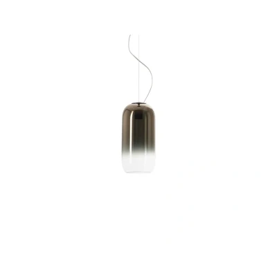 Abbildung von Artemide Gople Mini Hängelampe, kupfer/schwarz
