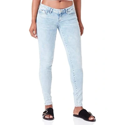 Abbildung von ONLY Damen Onlcoral Life Sl Sk Dnm Cro468 Jeans, Blue Denim, 33 EU