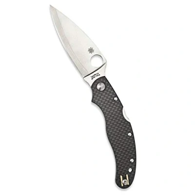 Abbildung von Spyderco, Taschenmesser, Caly 35 Lockback, Klinge: 8.6 cm, Klappmesser, Taschenclip, Schwarz