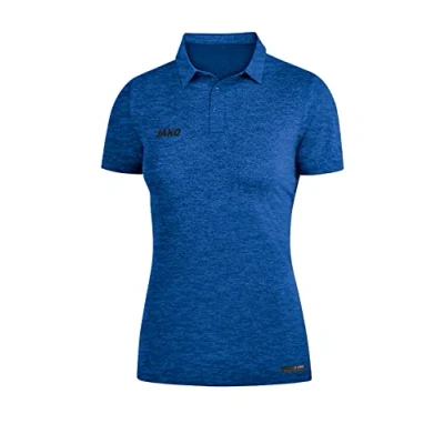 Abbildung von JAKO Damen Polos Polo Premium Basics, royal meliert, 36, 6329