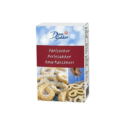 Abbildung von Dansukker Parlsocker Coarse Hagelzucker (500g) Packung mit 2