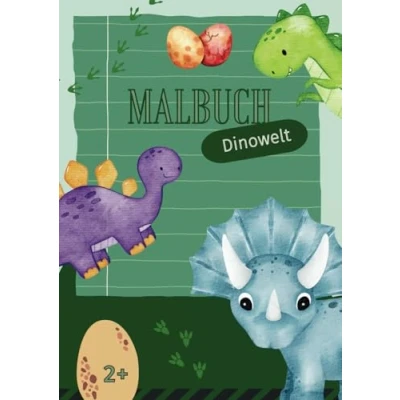 Abbildung von Malbuch für Kinder: Dino Kinder ab 2 Jahren: Dinos zum Ausmalen, Kritzeln und Entdecken