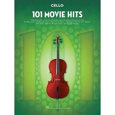 Abbildung von 101 Movie Hits For Cello : Noten, Sammelband für Cello: Violoncello