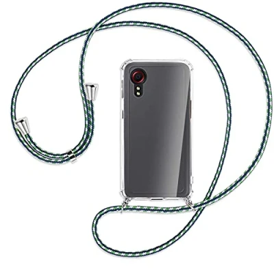 Abbildung von mtb more energy® Handykette kompatibel mit Samsung Galaxy Xcover 5 (SM G525, 5.3&#039;&#039;) Maritim Smartphone Hülle zum Umhängen Anti Shock Full TPU Case
