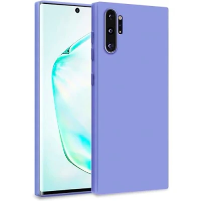 Abbildung von MyGadget Hülle für Samsung Galaxy Note 10 Plus Zweilagige Handyhülle mit Kameraschutz Cover Innenfutter &amp; Silikon außen Flieder