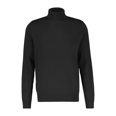 Abbildung von LERROS Rollkragenpullover mit Logostickerei