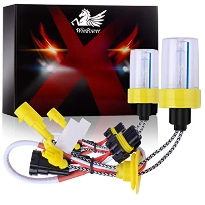 Abbildung von WinPower H11 / H8 H9 Xenon Birnen 55W HID Lichtlampe Autoscheinwerfer Ersatzlampe 8000K Eisblau, 2 Stück