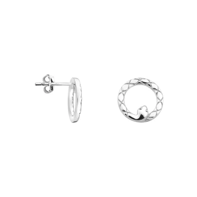 Abbildung von SOFIA MILANI Damen Ohrringe 925 Silber Schlangen Kreis Ohrstecker E1217