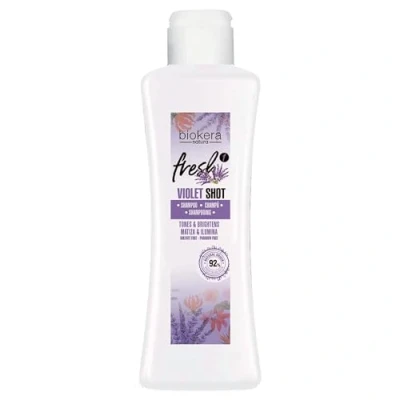 Abbildung von Salerm Cosmetics Shampoo Violet Shot Biokera Fresh SC 300 ml