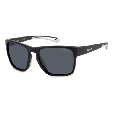 Abbildung von Polaroid Herren PLD 7052/S 003/E3 Gläser SONNENBRILLEN Polycarbonat Schwarz Grau Geometrisch Polarisiert