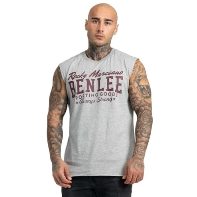 Abbildung von Benlee Schmale Passform Top, Herren, Größe: Large, Marl grey
