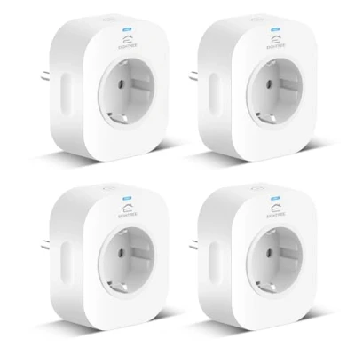 Abbildung von Wlan Smart Steckdose mit Strommessung, Alexa Steckdose, Home WiFi Zubehör, Zeitplan, Fernzugriff, Funktioniert Alexa, Google Home, SmartThings, Nur 2,4 G WLAN, 16A