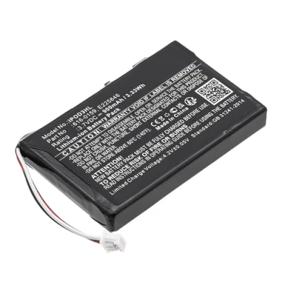 Abbildung von subtel® Ersatzakku 616 0159, E225846 Ersatz Akku für Apple iPod 3 Gen. A1040 MP3 / MP4 Music Player 900mAh Zusatzakku, Batterie