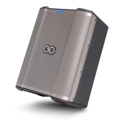 Abbildung von Sheeran Special Edition Busker 200W tragbarer PA Lautsprecher mit Akkubatterie, Bluetooth, 3 Kanal Mixer, Alesis FX, App, USB Aufladung