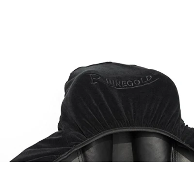 Abbildung von Rhinegold Stretch Sattelbezug aus Jersey, 0, Schwarz, Einheitsgröße