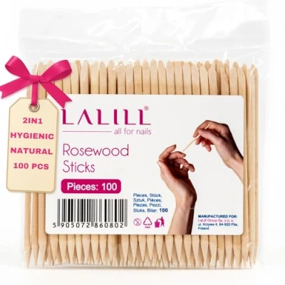 Abbildung von LALILL 100 Stück Waxing sticks for hair removal, Holz, Large 15 cm x 1.7