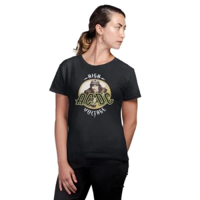 Abbildung von AC/DC Damen WOACDCRTS033 t Shirt, Schwarz, X Large