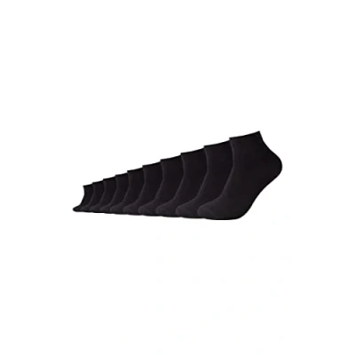 Abbildung von Camano Unisex Kurzsocken 10er Pack 43/46 black