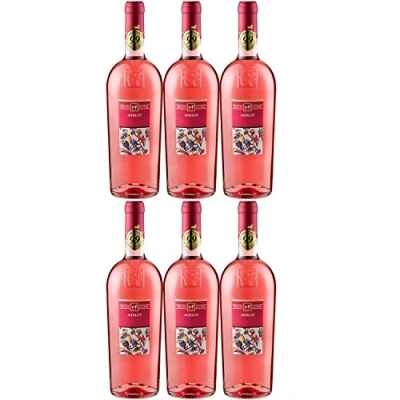 Abbildung von Weingut Ulisse Tenuta Merlot Rosato Roséwein Wein Trocken IGP Italien I Versanel Paket (6 x 0,75l)