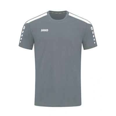 Abbildung von JAKO Fussball Teamsport Power Sport Tshirt für Kinder, Größe: 164, Grauweiss