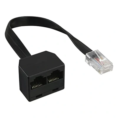 Abbildung von InLine 69933 ISDN Verteiler 1x RJ45 St an 2x Bu, (8P8C) mit 15cm Kabel, ohne Endwiderstände