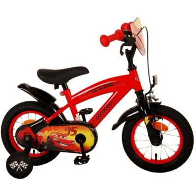Abbildung von Volare Kinderfahrrad Disney Cars für Jungen 12 Zoll Kinderrad in Rot