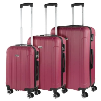 Abbildung von ITACA Gepäck Sets, Reisekoffer, Reisekoffer Set, Kofferset, Hartschalenkoffer, Trolley Luggage Große Auswahl an Koffer &amp; Trolleys für jede Reise! 771117, Erdbeere