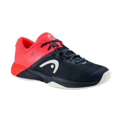 Abbildung von Head Revolt EVO 2.0 CLAY Tennisschuh für Sandplätze, Herren, Größe: 44.5, Blueberry/fiery coral Kunststoff/textil