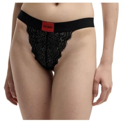 Abbildung von Hugo T String THONG LACE mit Label am Bündchen