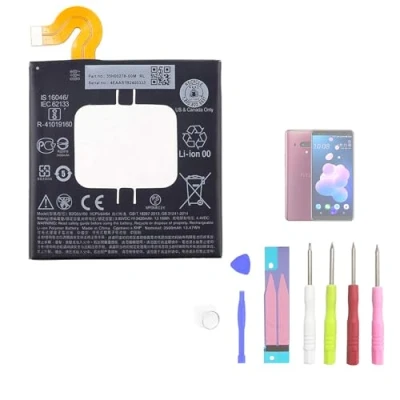 Abbildung von Aousavo B2Q55100 ersatz akku Kompatibel mit HTC U12 Plus U12+ 35H00278 00M Free Toolkit