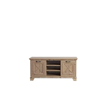 Abbildung von FORTE Nepal TV Unterschrank mit 2 Türen, Holzwerkstoff, Bramberg Fichte, 145 x 68,4 45 cm