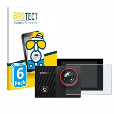 Abbildung von BROTECT Entspiegelungs Schutzfolie für Akaso EK7000 Pro (6 Stück) Matte Displayschutz Folie, Anti Reflex, Fingerprint