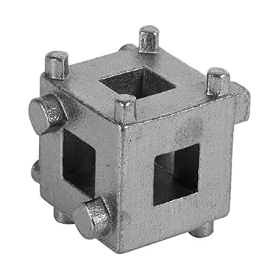 Abbildung von Madezz Scheibenbremskolben Spreader Tool Remover Tool, Auto Fahrzeug Heckantrieb Removal Würfel Bremssattel Adapter Wind Zurück Universal Cube Calliper Bremskolbenrücksteller